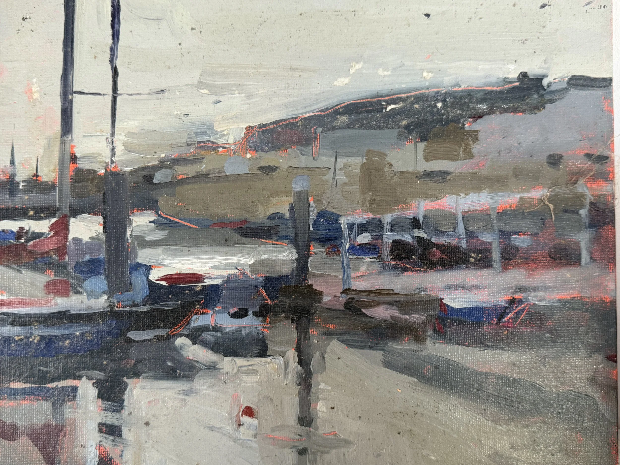 Grey Day Newlyn  £975 SOLD