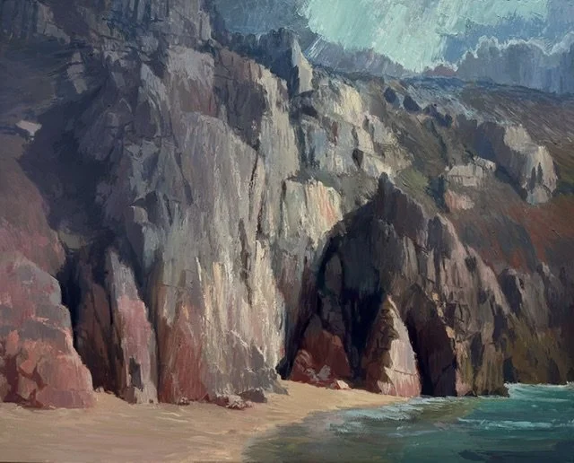 4ft x 5ft Towering cliffs Treen £12000.00