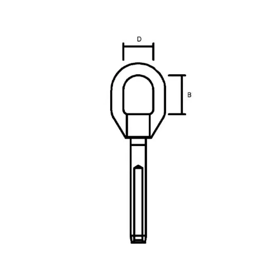 Sta-Lok Single Gate Eye (threaded) / TMYRC