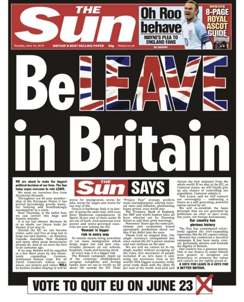 The Sun, 14 June 2016