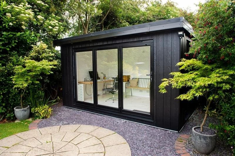 A small room, tucked into the garden