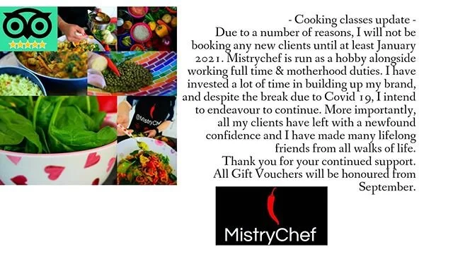Cooking classes update. www.mistrychef.com
#indian #cooking #class #healthy #lowfat #curry #currynight #cook #cooking #delicious #fun #familytime #perfectgift #try #perseverance # #smallbusiness #shopsmall #supportsmallbusiness #shoplocal #buckingham