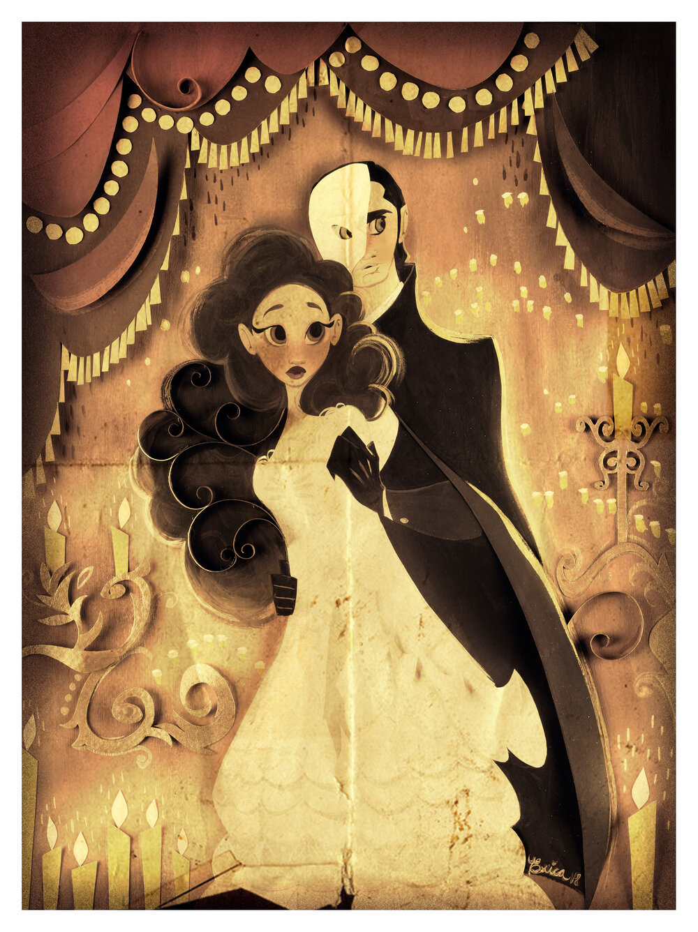 phantom of the opera painting