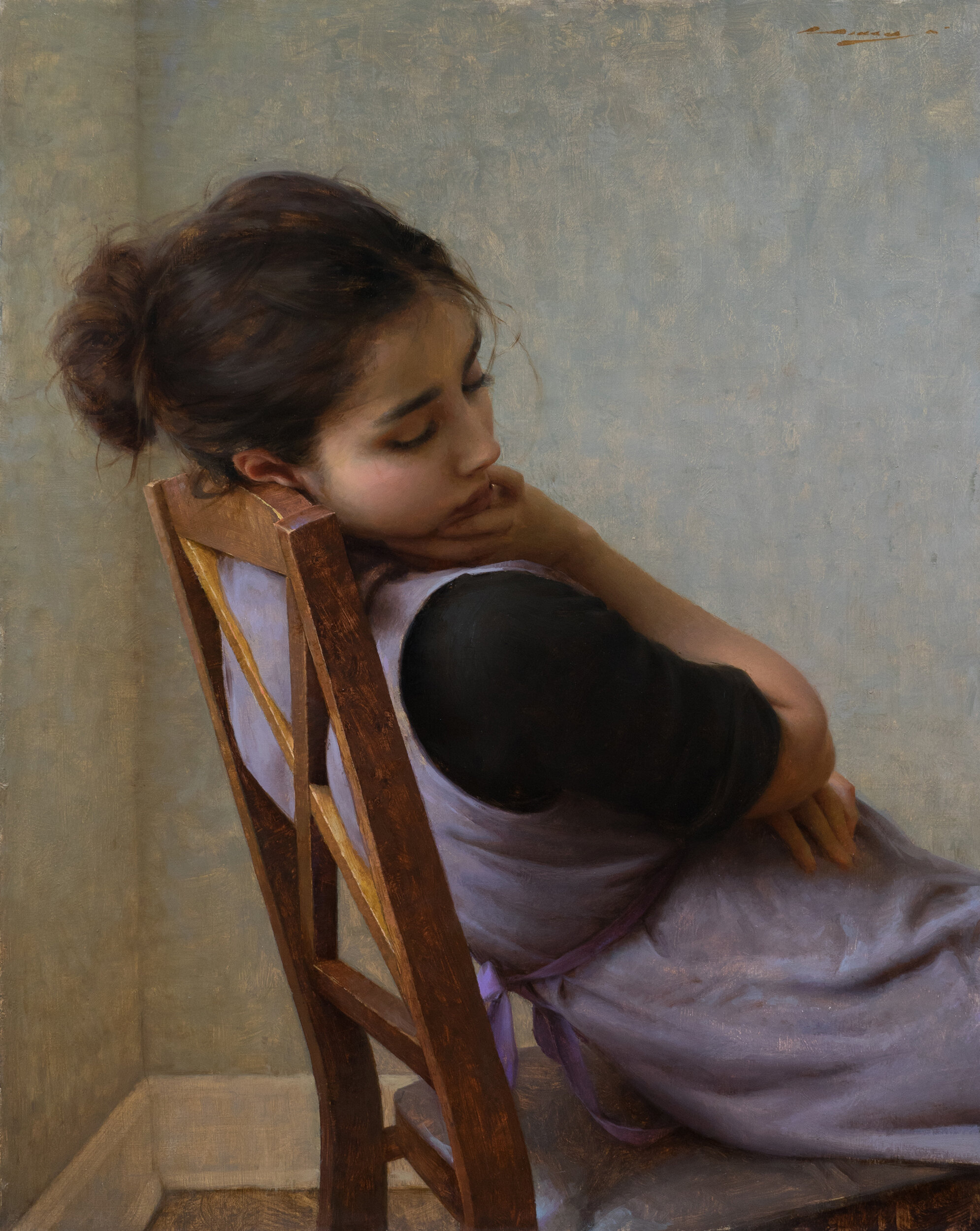 “Repose” - 26.5x21” Oil on panel