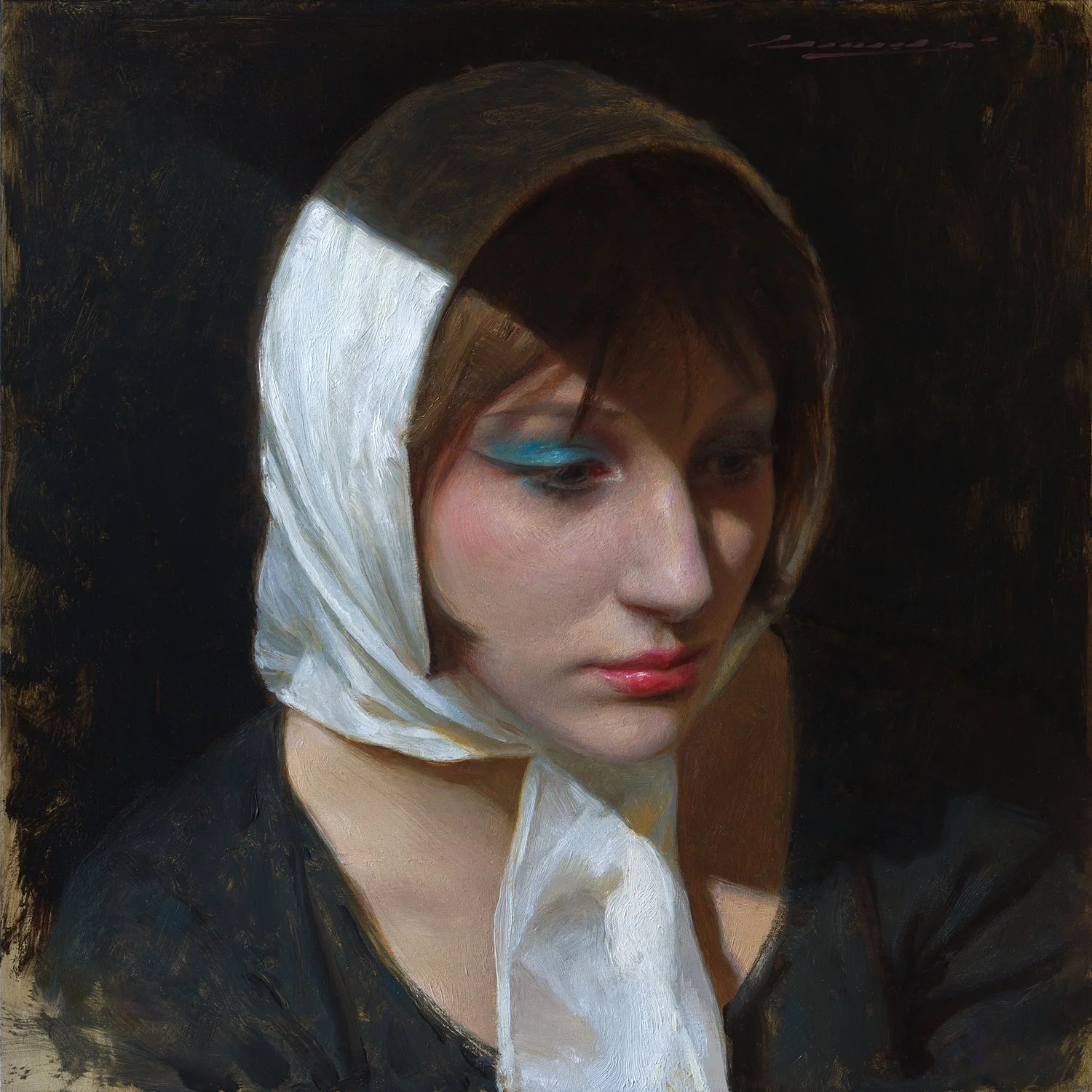 "Wrapped in Silk" - 12x12" Oil