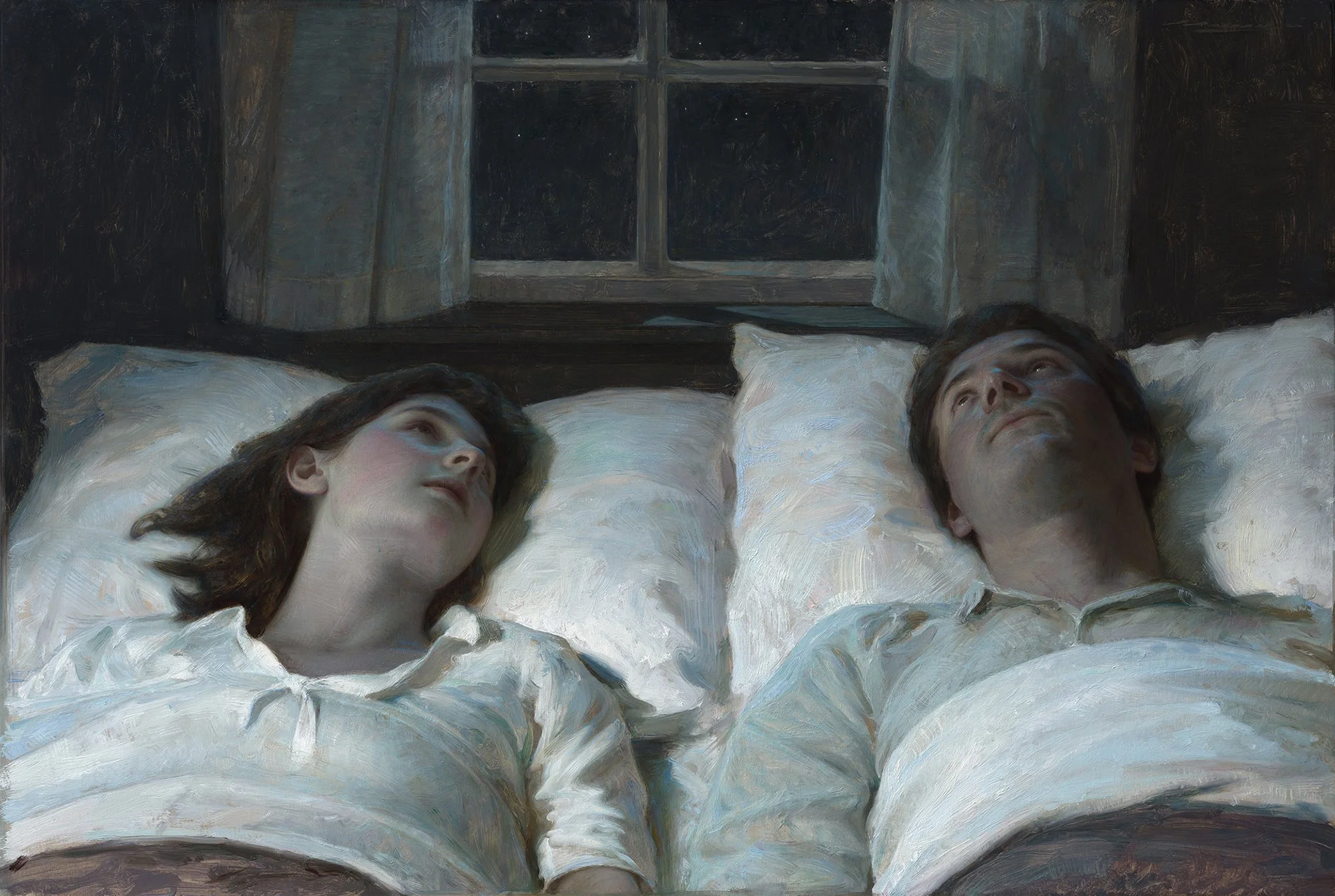 "A Clear Night" - 30.5x20.5" Oil