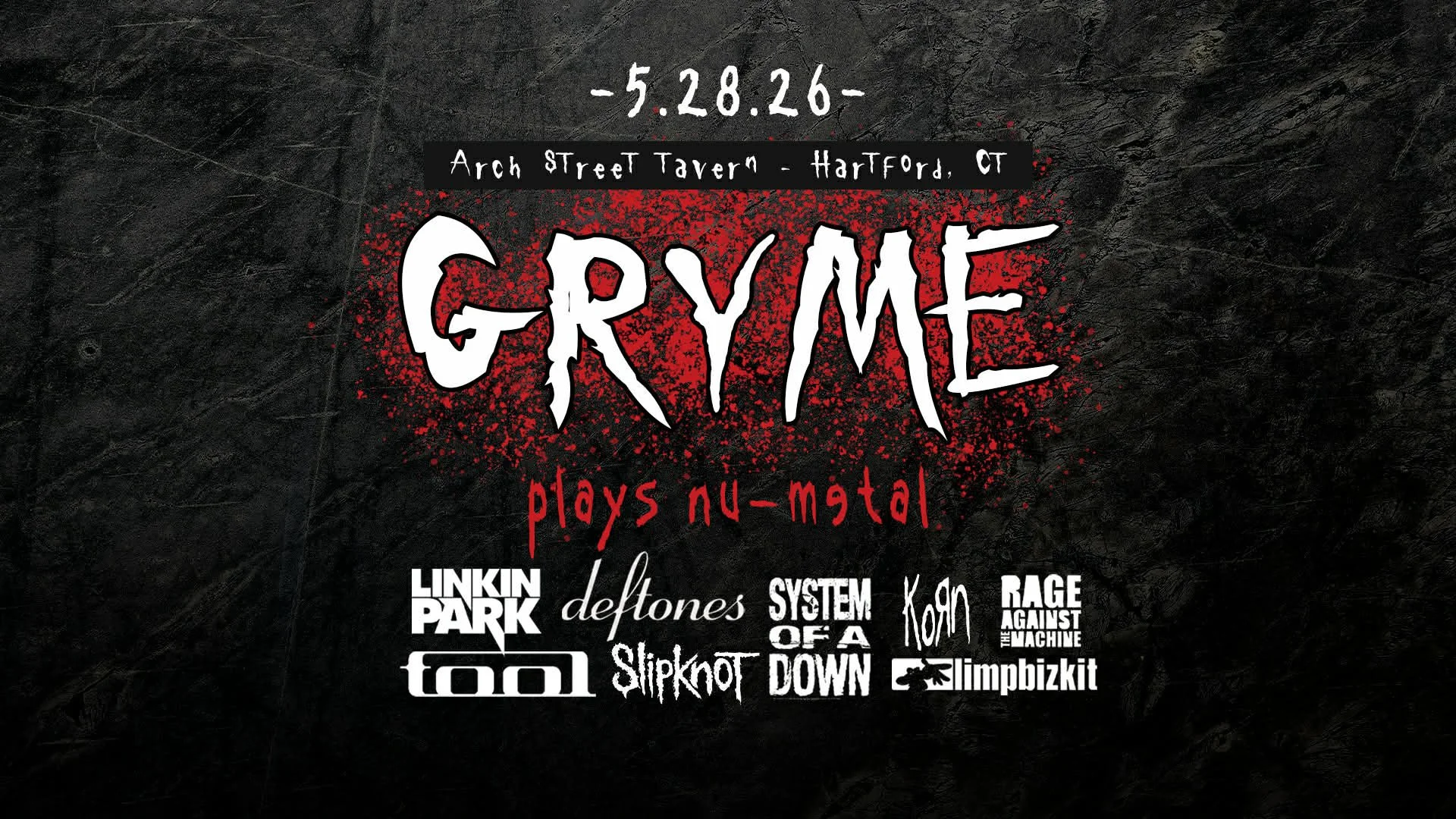 Gryme - Nu Metal Night
