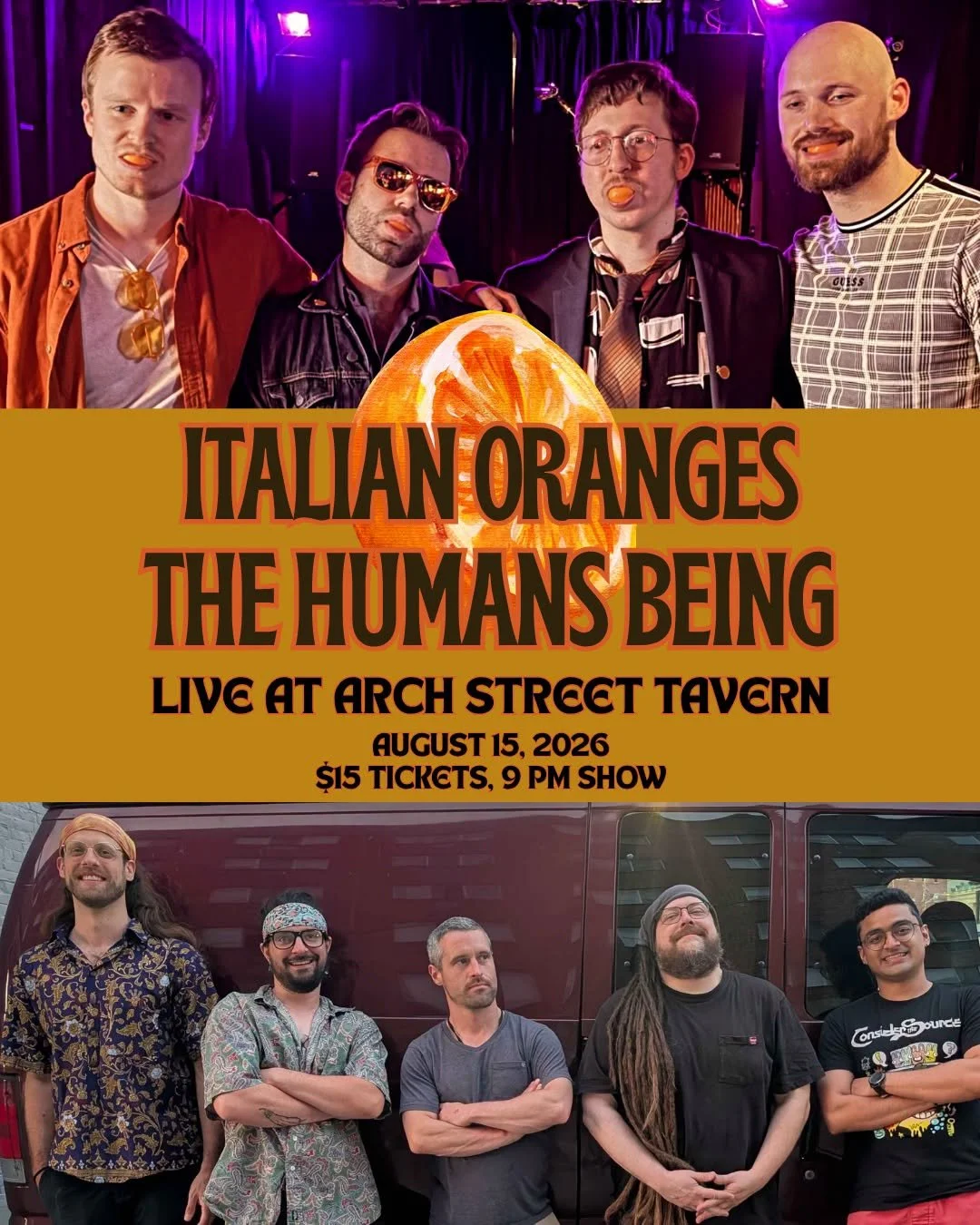Italian Oranges and The Humans Being