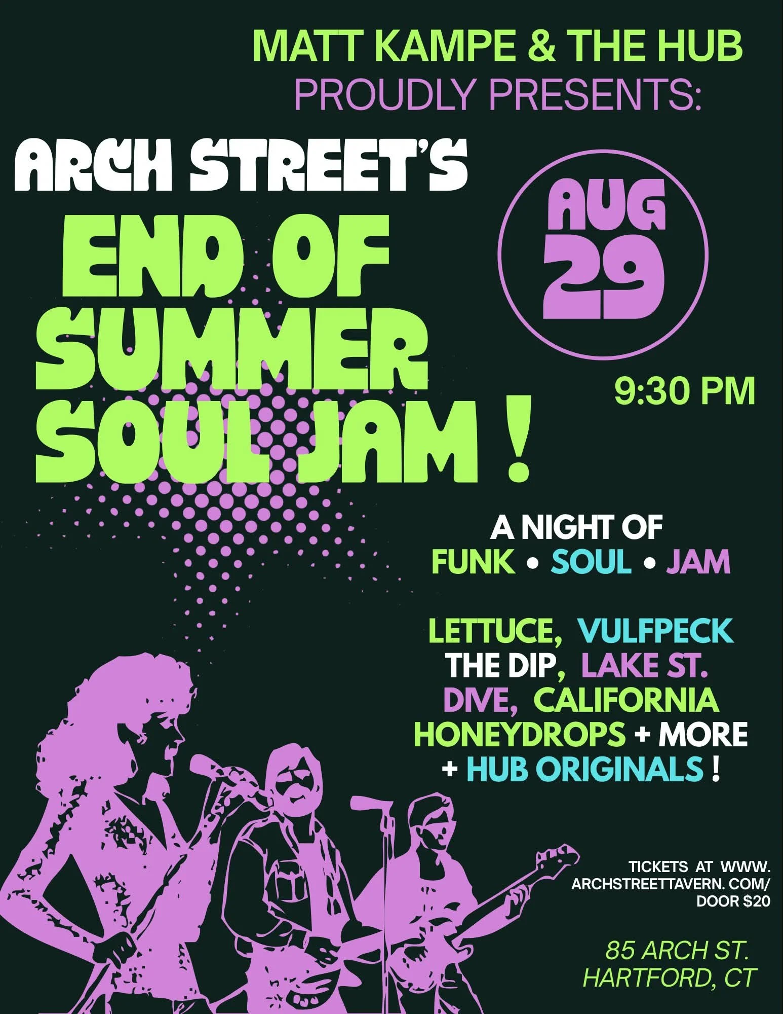 Matt Kampe &amp; The Hub Presents: Arch Street's End of Summer Soul Jam!