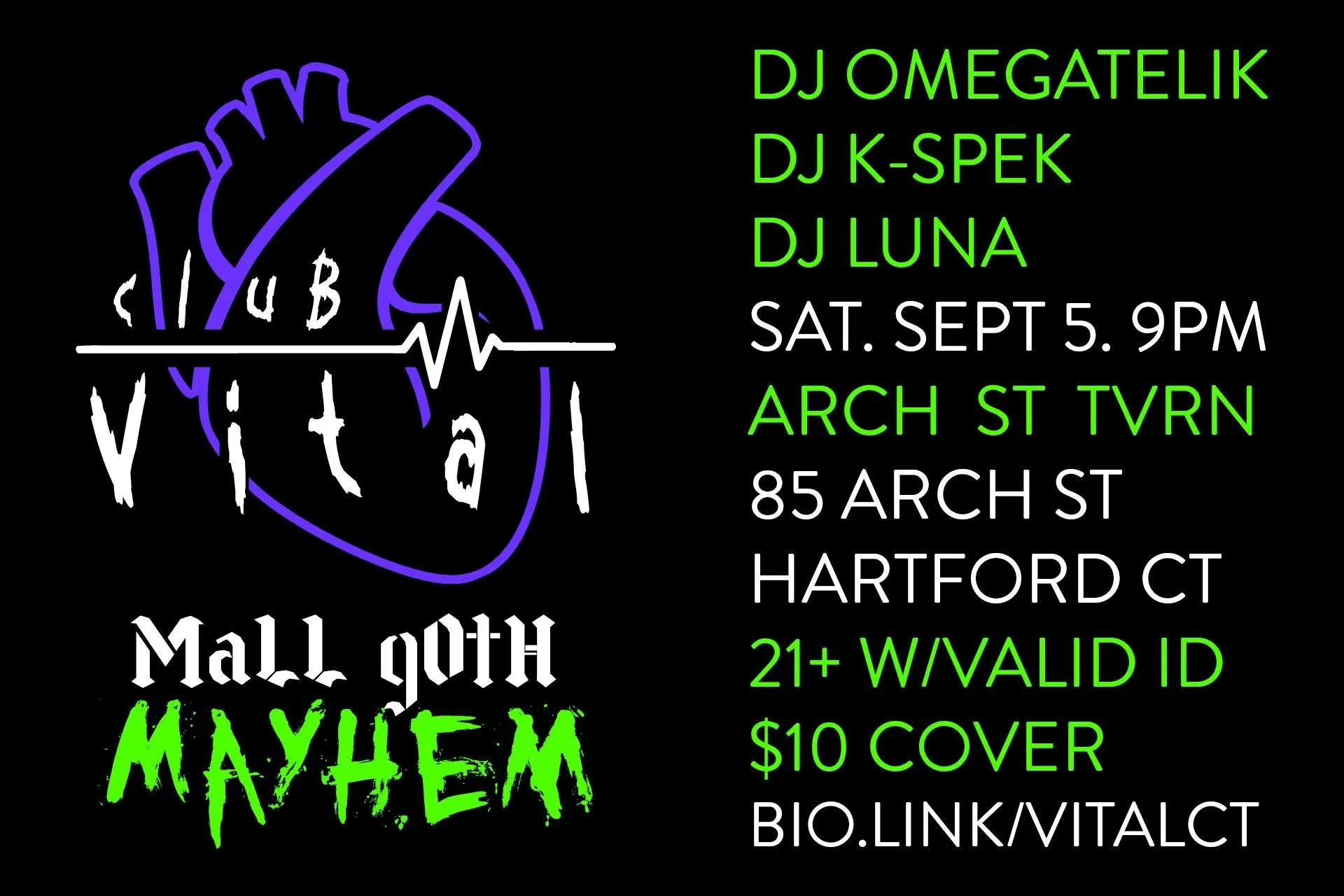 CLUB VITAL - MALL GOTH MAYHEM