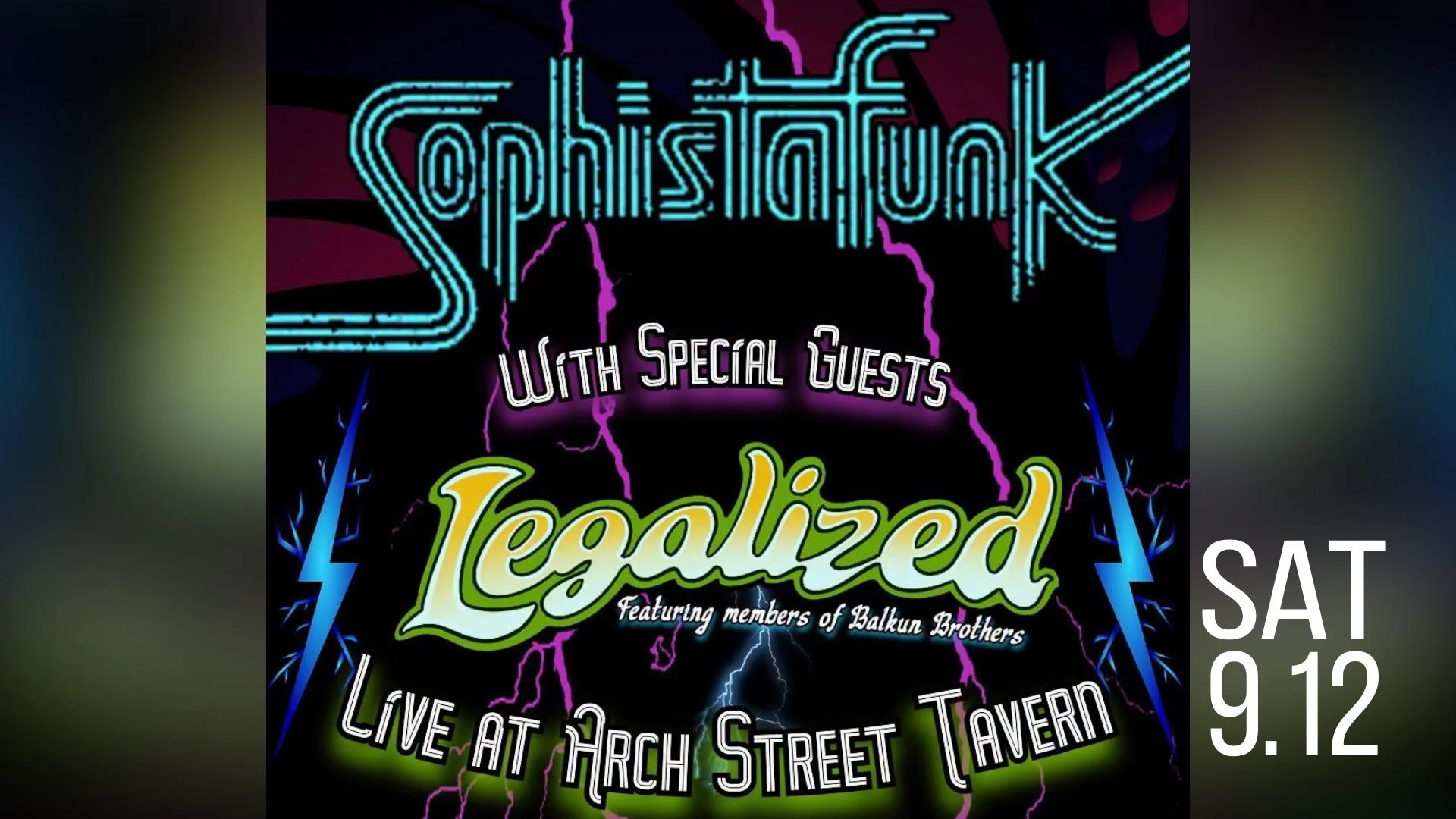 Sophistafunk with special guest: Legalized