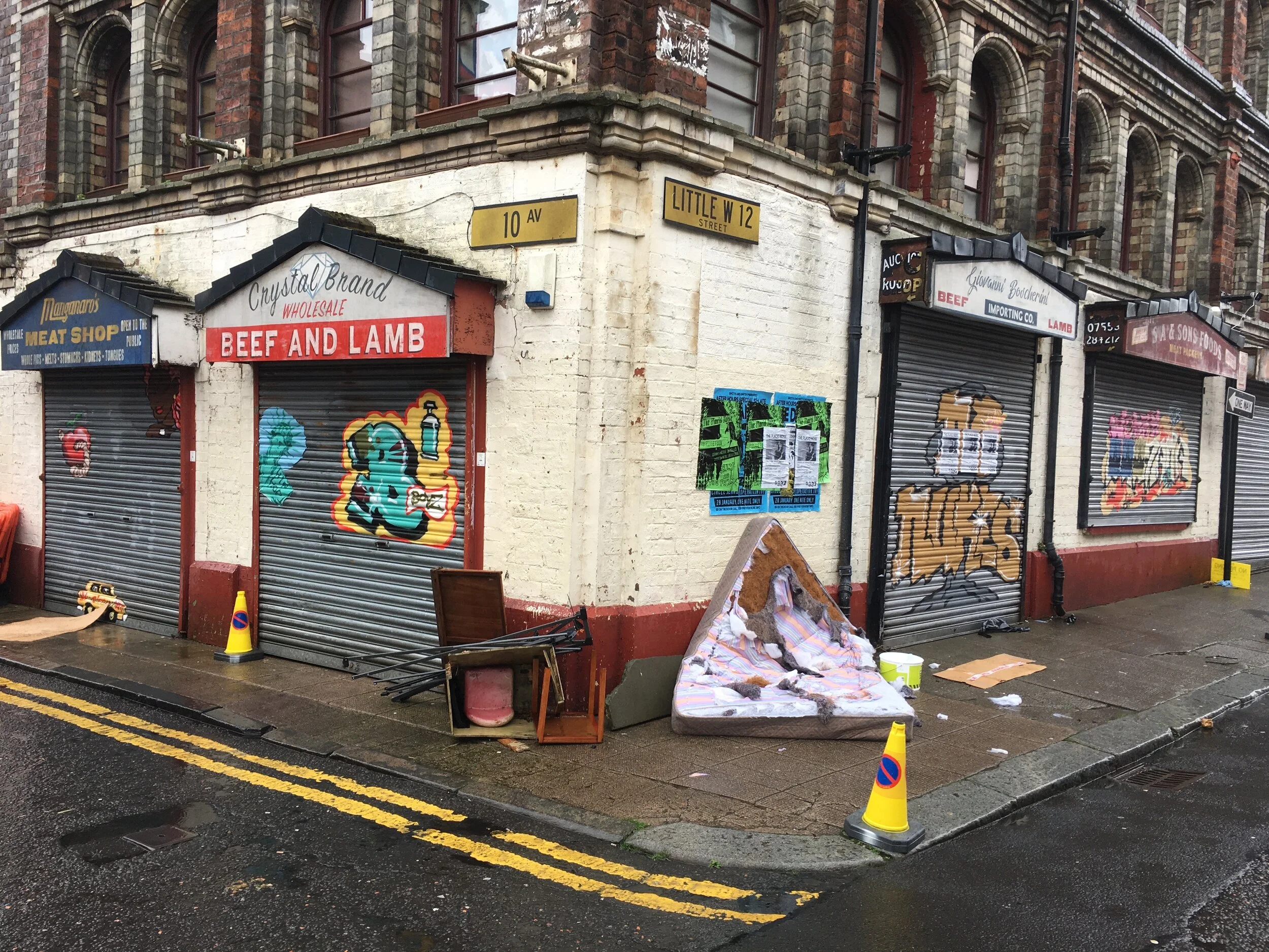  REMOVABLE CRAFFITI AND SIGNAGE FOR ‘PATRICK MELROSE’ 