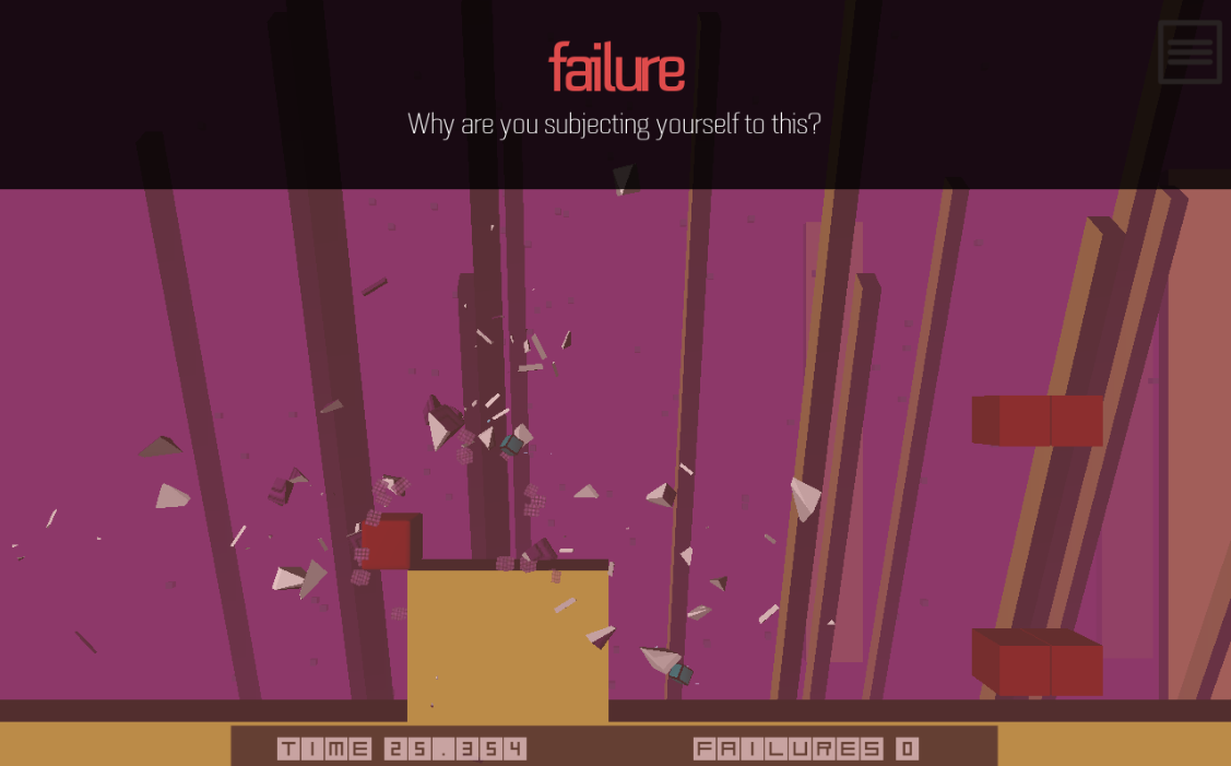 This is you, failing.
