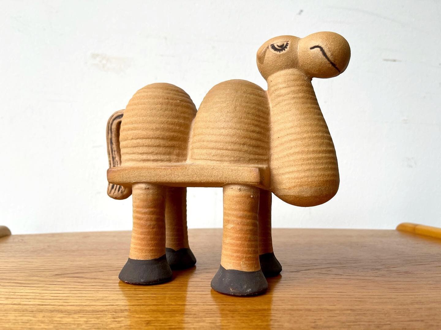 Set Your Alarms - we are having a smalls sale in stories tomorrow at 10AM! An eclectic mix with pottery, planters, brass + kitchenware!

This camel is one of our faves that&rsquo;s coming! 1960&rsquo;s Whimsical Stoneware Camel by Lisa Larson for Gus
