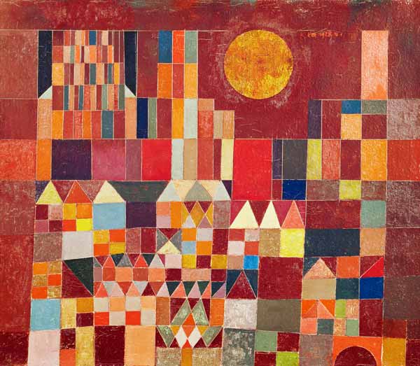 Castle and Sun by Paul Klee
