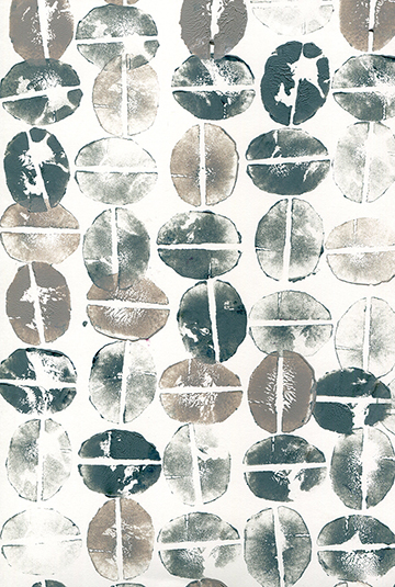 "Coffee Beans" blockprint by Sumitra