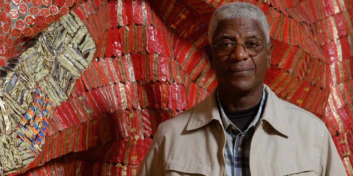 Portrait of El Anatsui