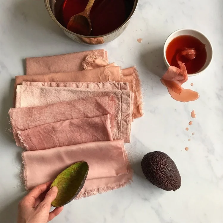 Avocado Dye from Rebecca Desnos