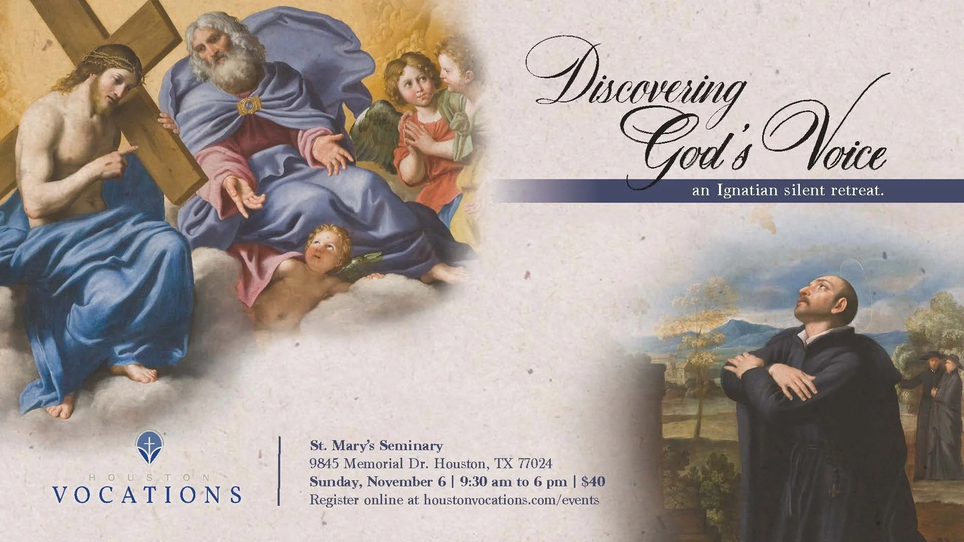 Ignatian Silent Retreat: Discovering God's Voice — Prince of Peace Catholic  Community