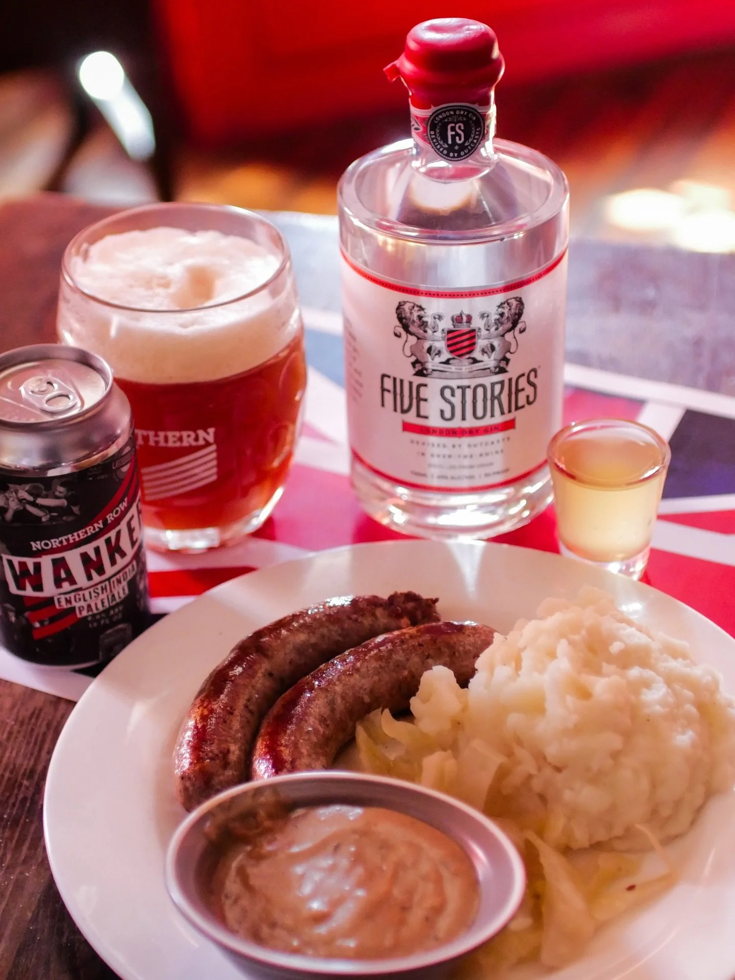 London is calling!!!

Wanker English IPA is back in action and properly bitter. Pair it with bangers and mash, a London Dry shot with Earl Grey syrup, and pretend you&rsquo;re across the pond.