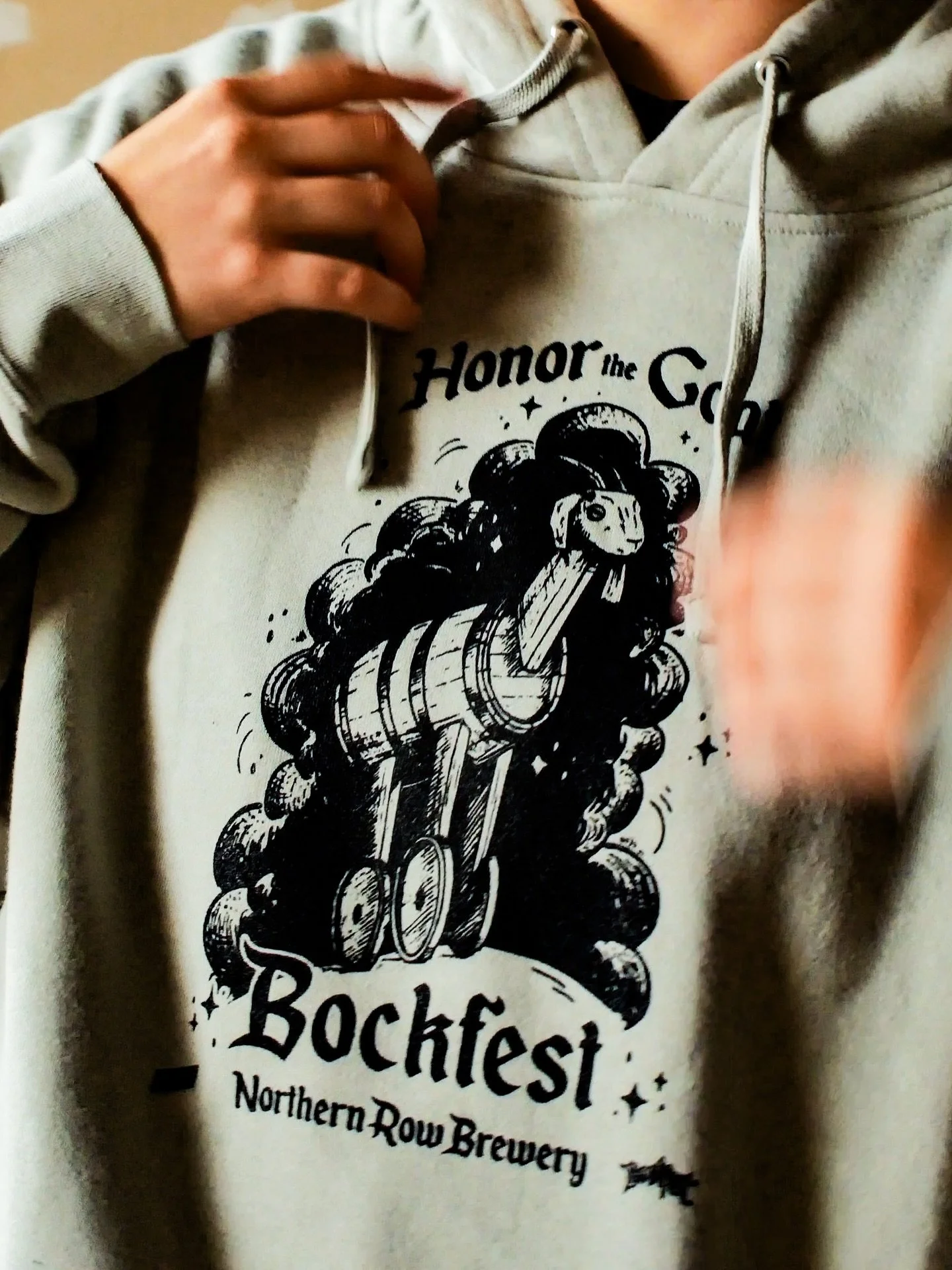 Honor the Goat. 

New Bockfest x NR merch drops today!! 

Sick design by @rewers per usual. 

Catch tees &amp; sweatshirts available only in the taproom.
