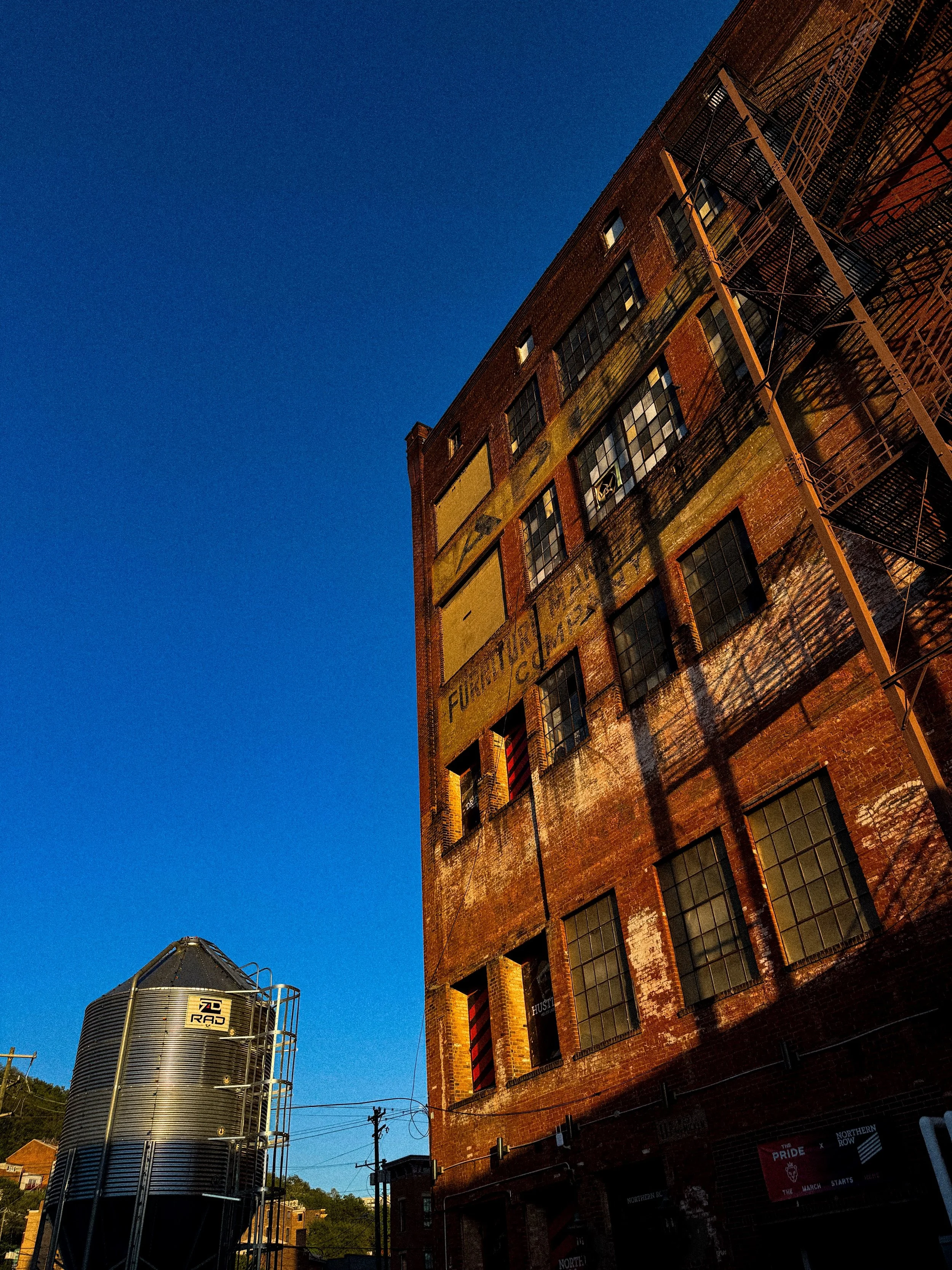 Old walls. Long shadows.
