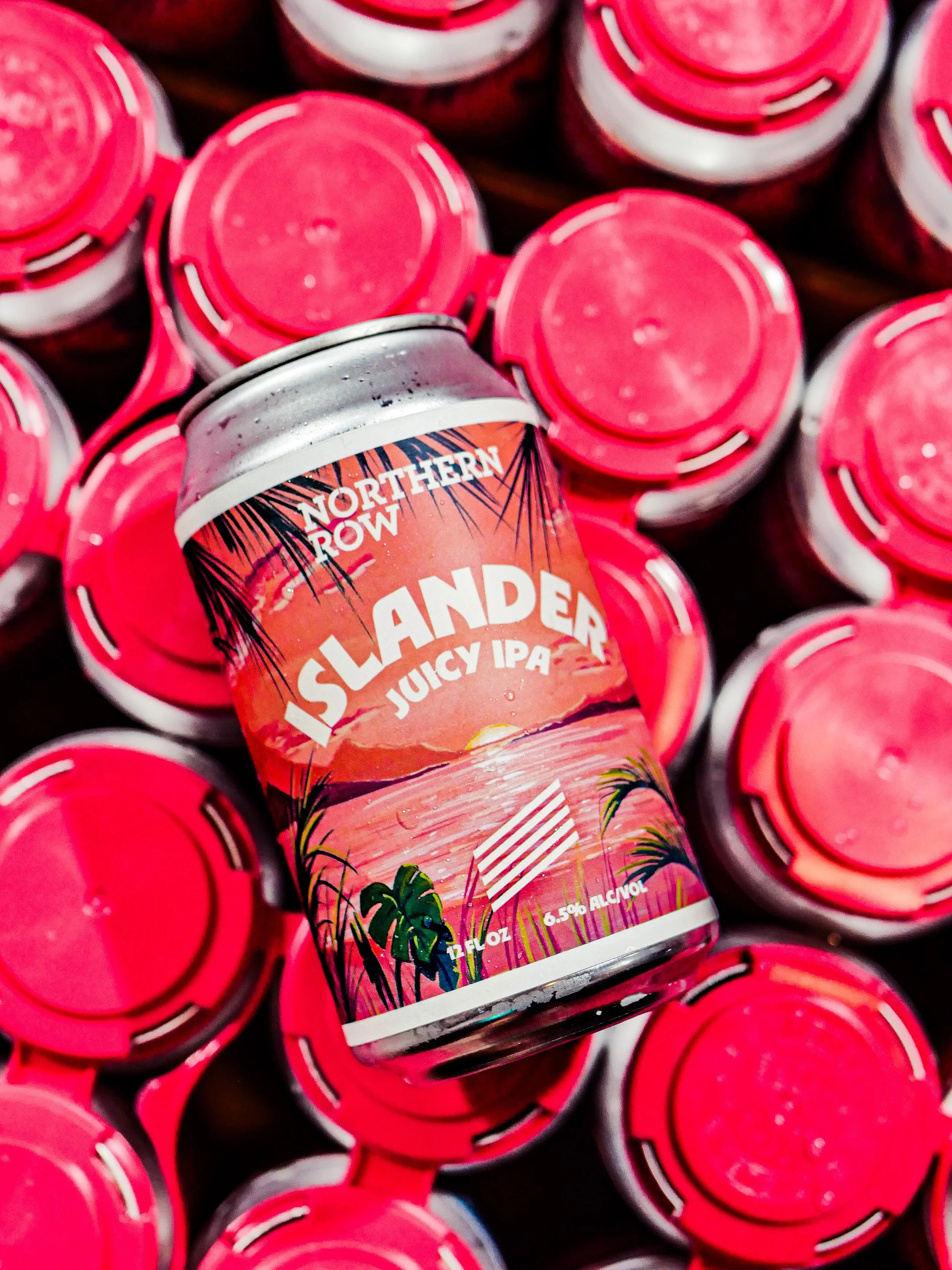 A tropical fruit punch to the face is headed your way.

Islander Juicy IPA is packed with Rakau, Nelson Sauvin, and Krush hops, bringing waves of ripe mango, tangerine peel, juicy orange, and apricot to every sip. Expect bright tropical aromas and a 
