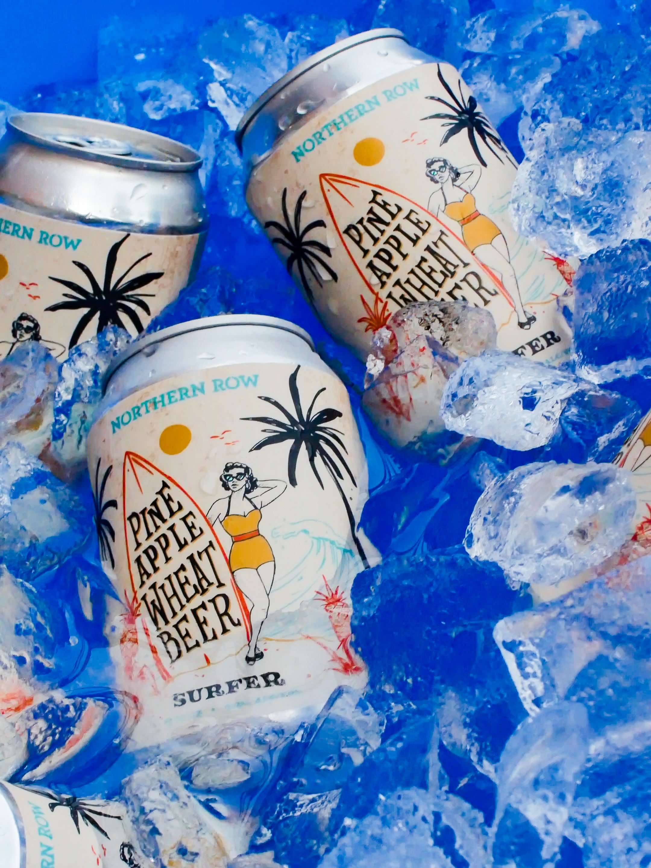 Surfer Pineapple Hefeweizen brings bright pineapple flavor to a smooth, light wheat body, rounded out with notes of banana, bubblegum, and clove.

Cold, refreshing, and ready for wherever the day takes you. Grab a Surfer and ride it out.

Available i
