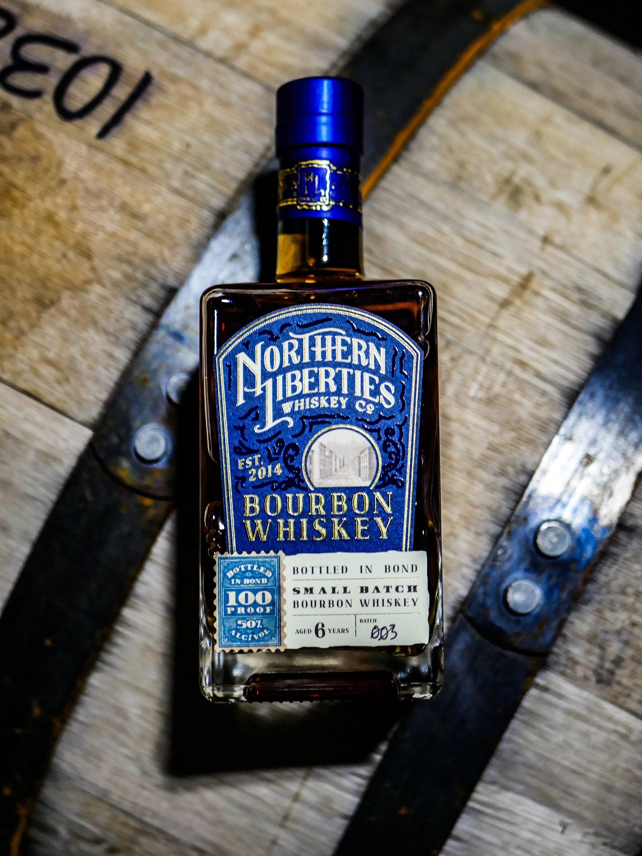 Batch #3 has officially joined the lineup!

Northern Liberties Bottled-in-Bond Batch #3 is a 7-barrel blend, aged 6 years and bottled at 100 proof.

Available now at Northern Row. And for a limited time, try all three Bottled-in-Bond batches side by 