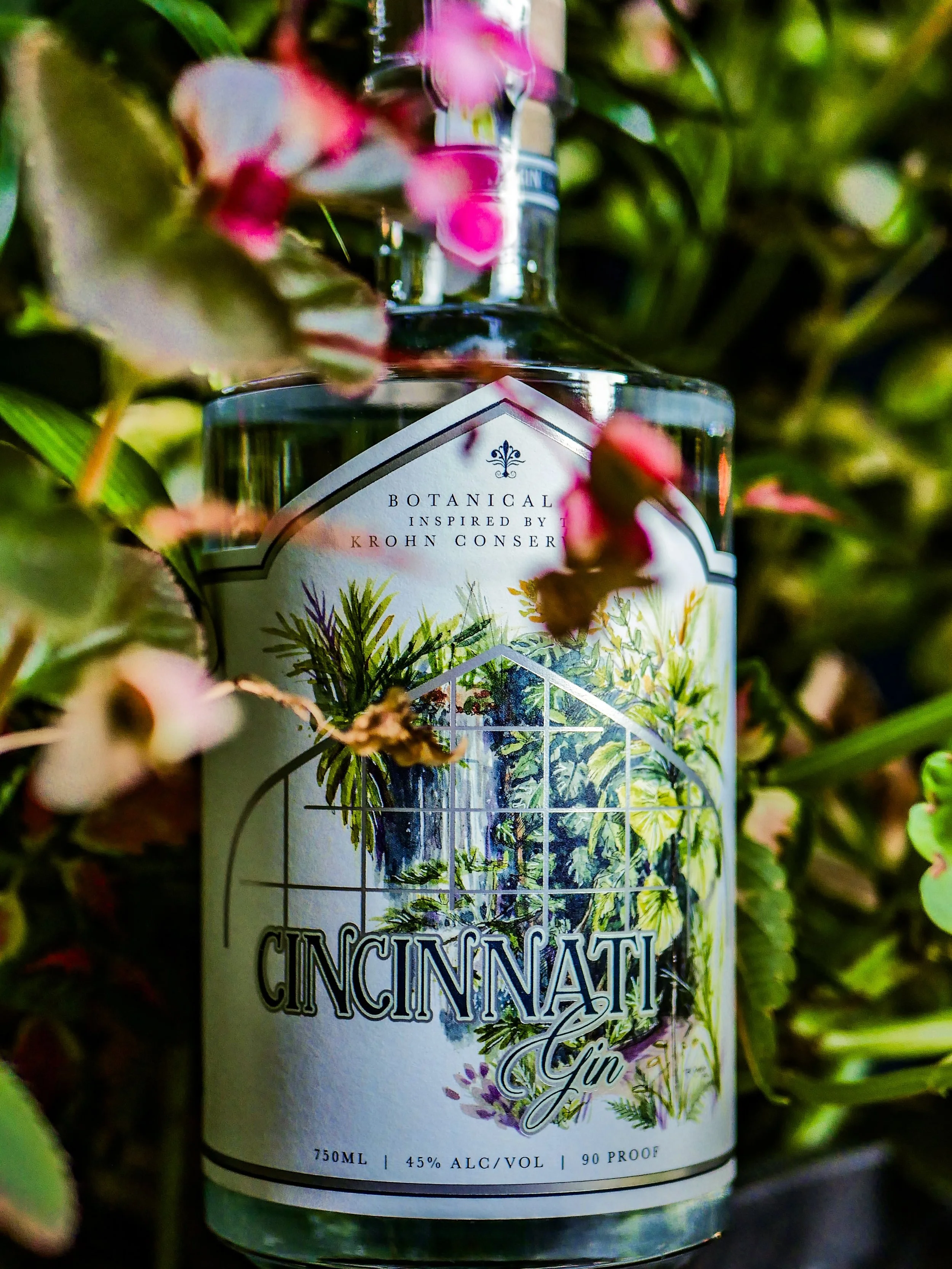 Botanical Gin Inspired by the Krohn Conservatory.