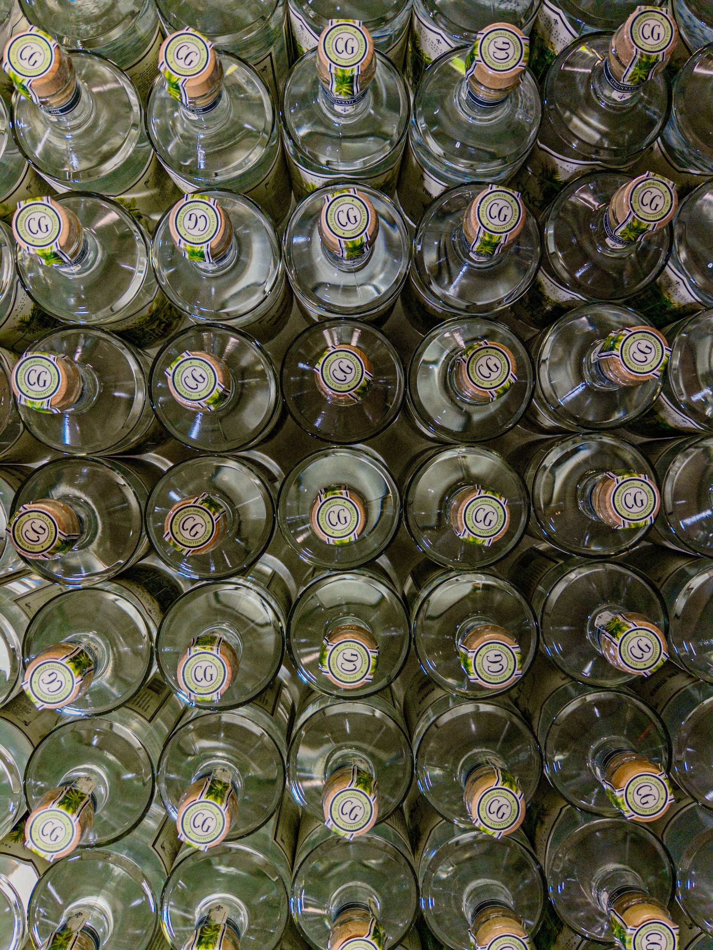 Bottle by bottle, Cincinnati Gin.