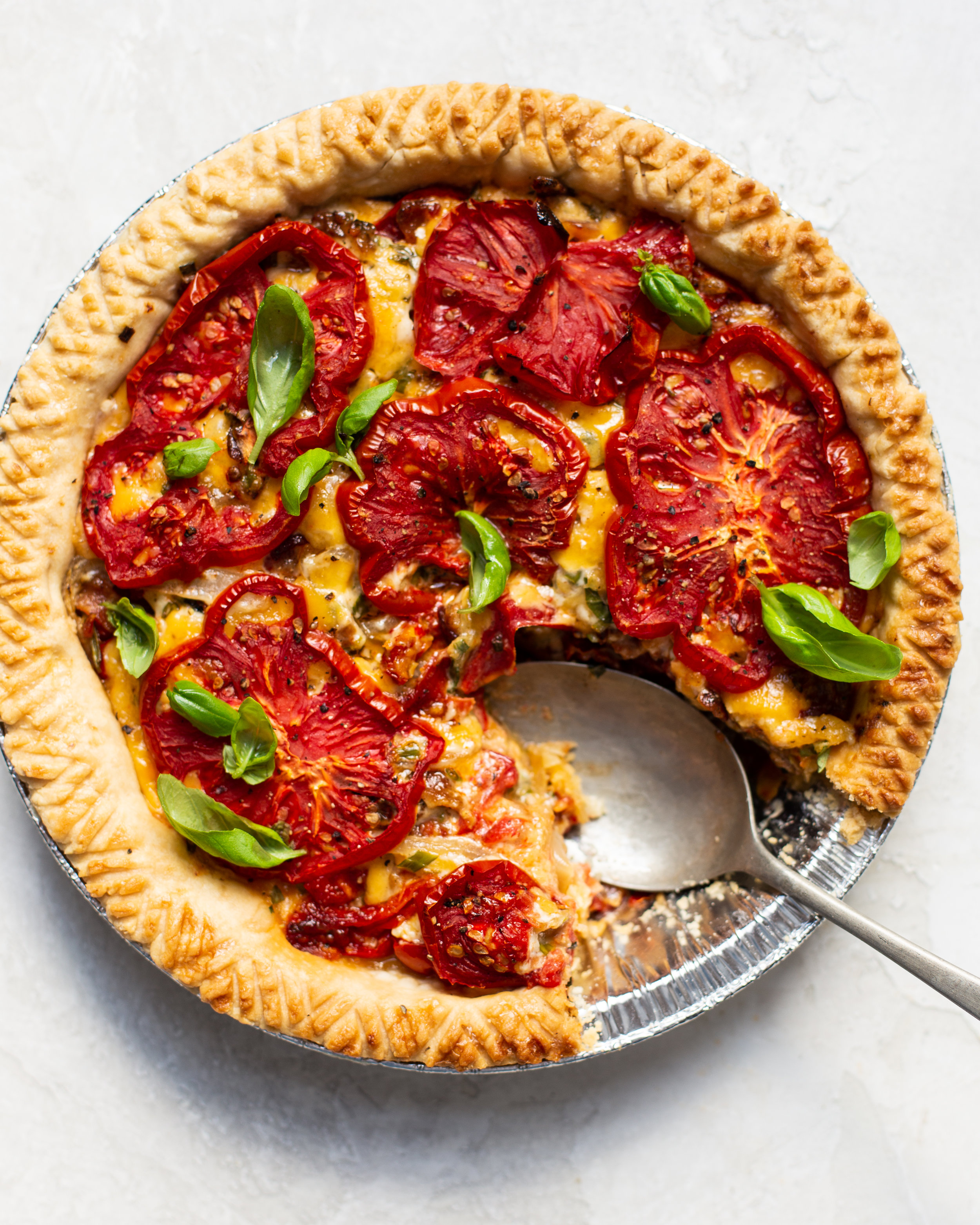 Roasted Tomato Cheddar Pie — The Daley Plate