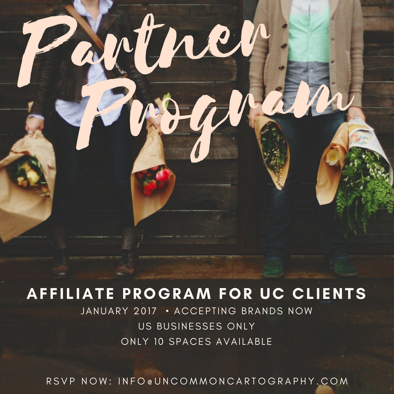 💥Announcing The Launch Of Uncommon Cartography's Partner Program 💥