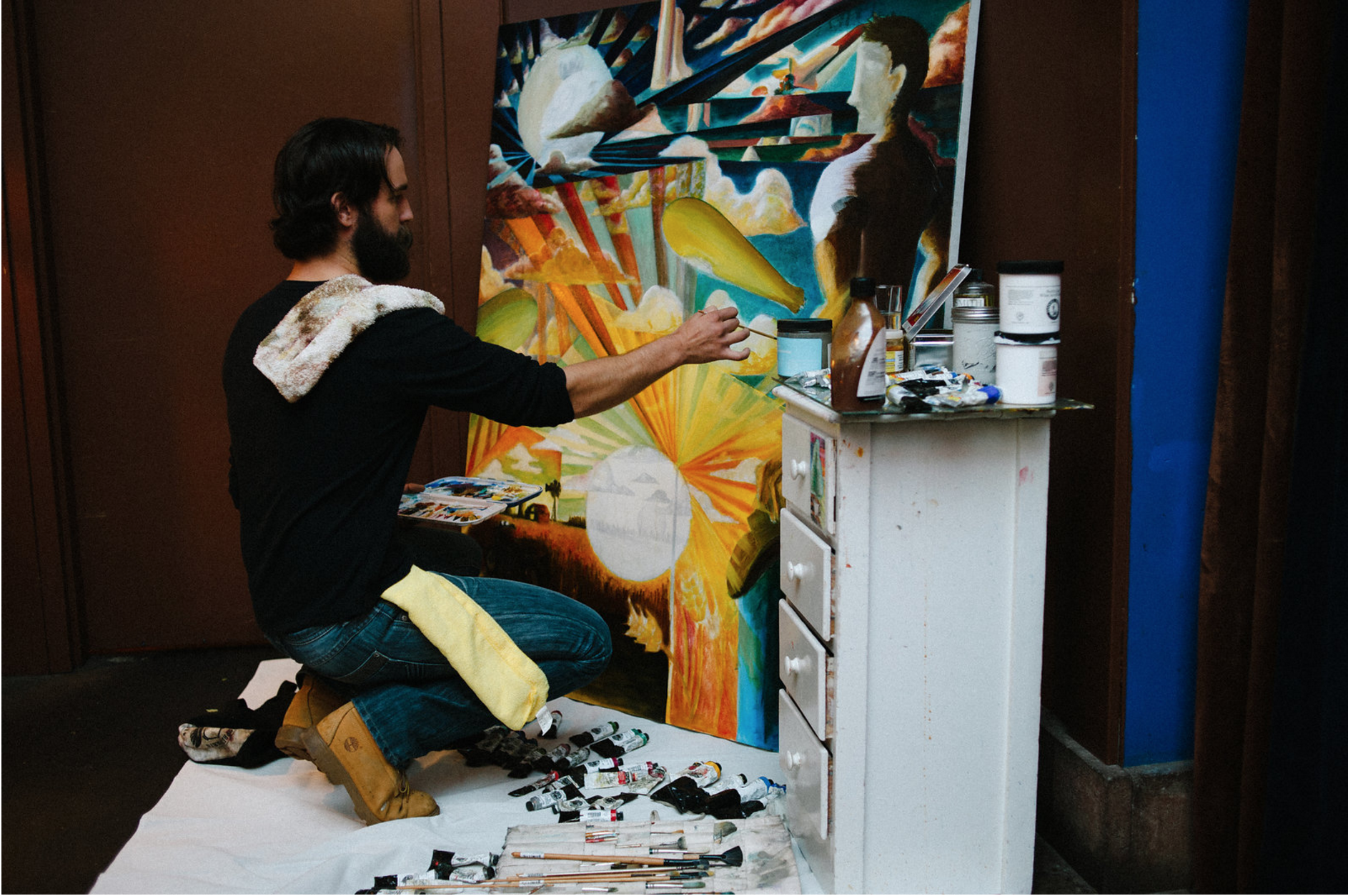 Live painting by Jake Grahn