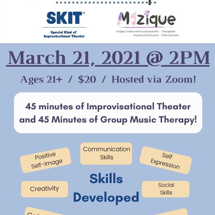 Creative Arts Workshop with Muzique &amp; SKIT! A FEW SPOTS OPEN!