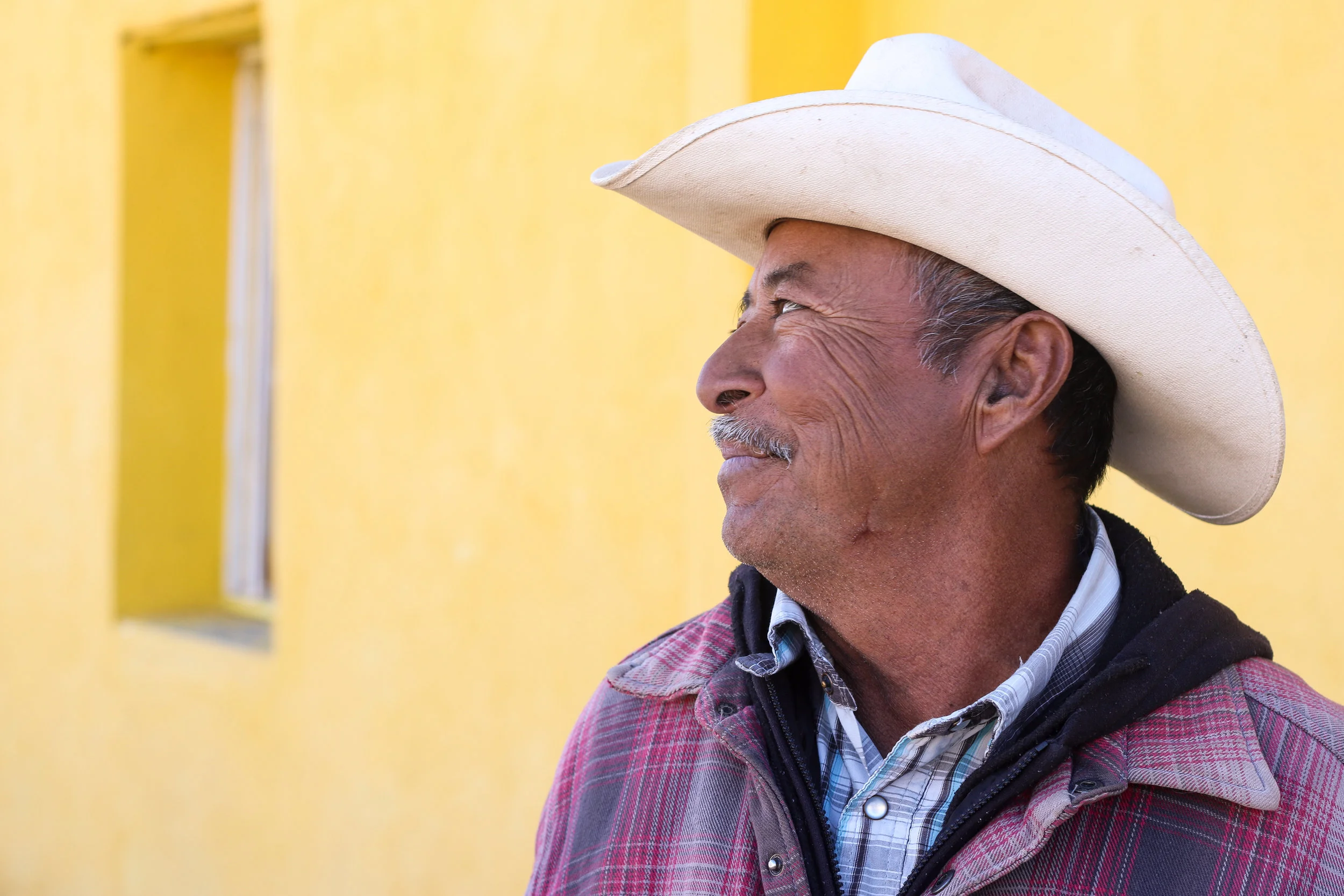  Santos, a rancher in rural Sonora, Mexico, stands for a portrait. (Independent) 