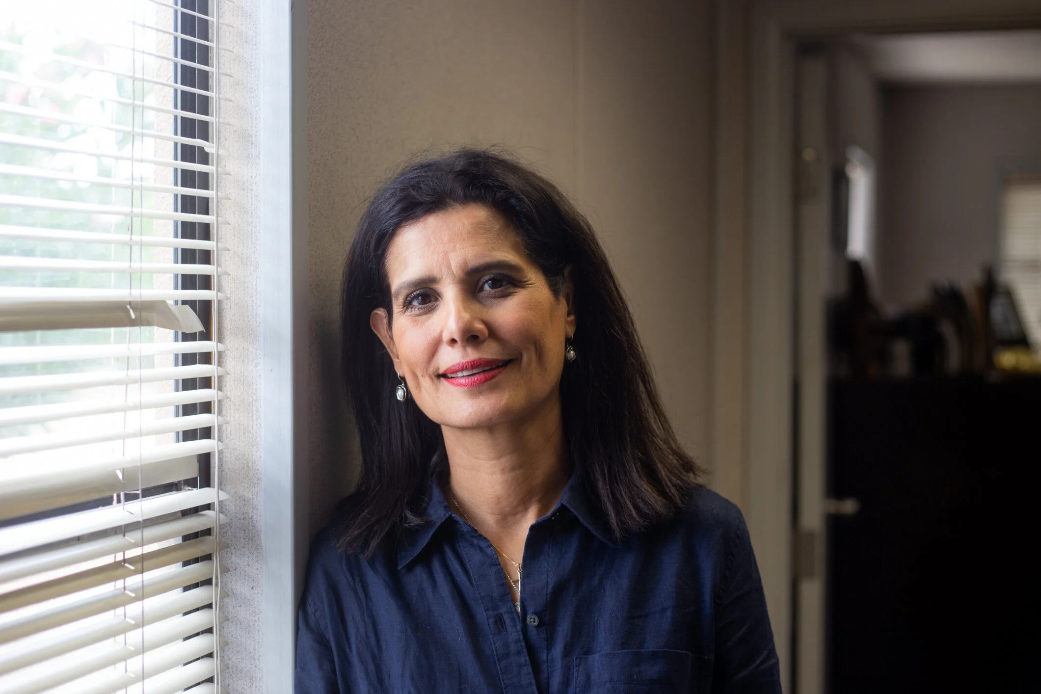  Alma Cota de Yanez, a non-profit leader and community organizer, stands for a portrait in Nogales, Sonora. Cota de Yanez works with large-scale donors and community organizations as a director for Fundación Del Empresariado A.C., or FESAC. (For The 