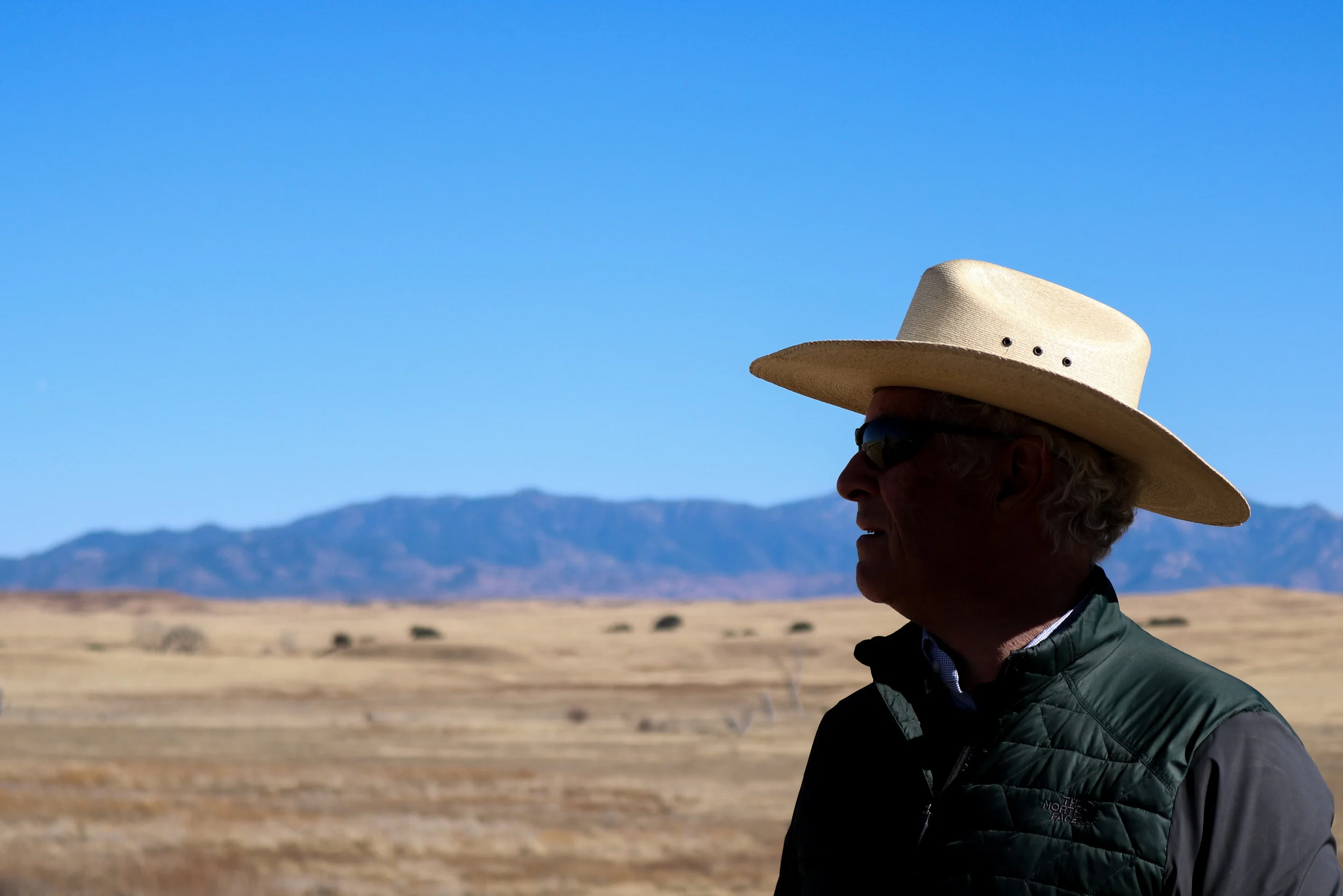  Rancher and lawyer Tony Sedgwick surveys the landscape at the San Rafael Ranch in Patagonia, Arizona. (Independent) 