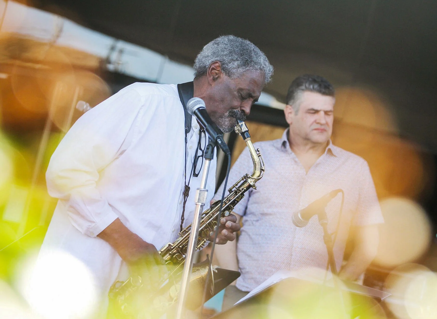  Jazz saxophonist Charles McPherson pays tribute to musician Charles Mingus during a performance in Nogales, Arizona. 
