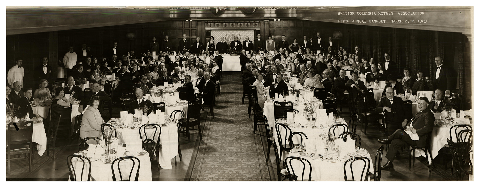 BCHA 5th Annual Banquet, 1929