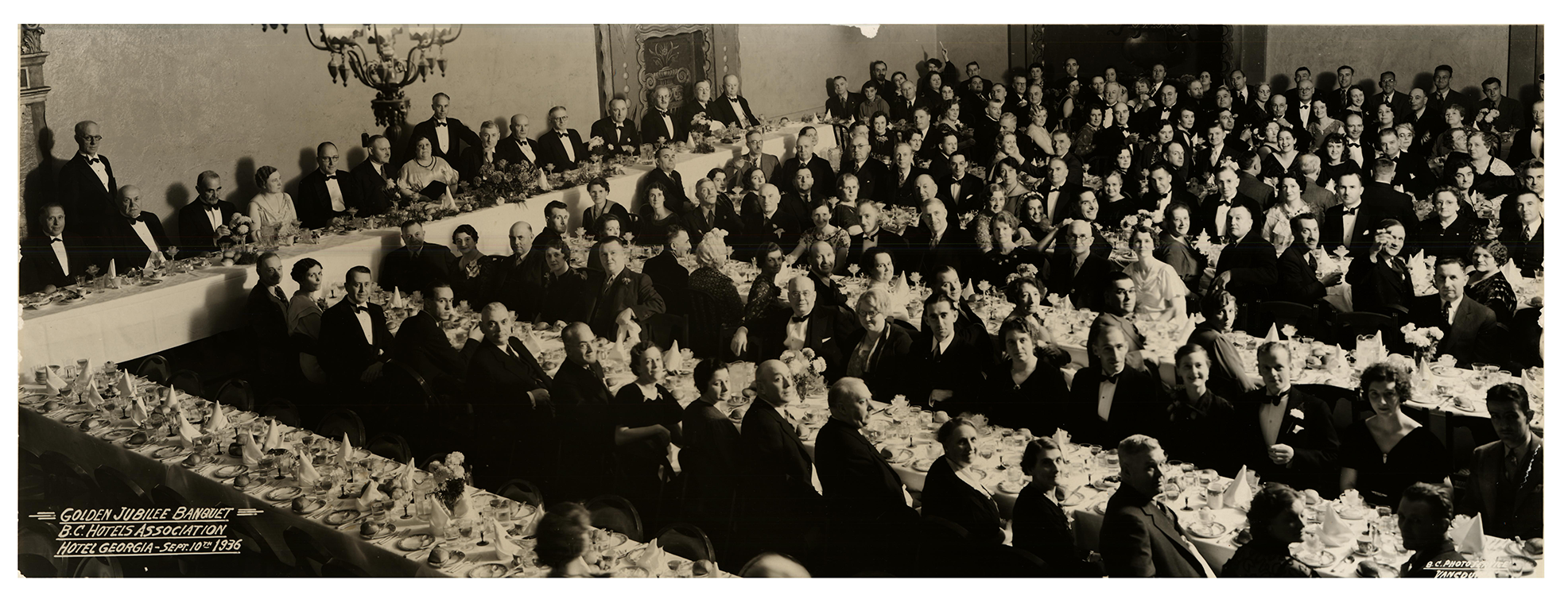 BCHA Golden Jubilee Banquet, 1936