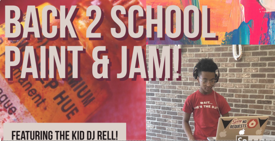 Kids Back 2 School Paint &amp; Jam!