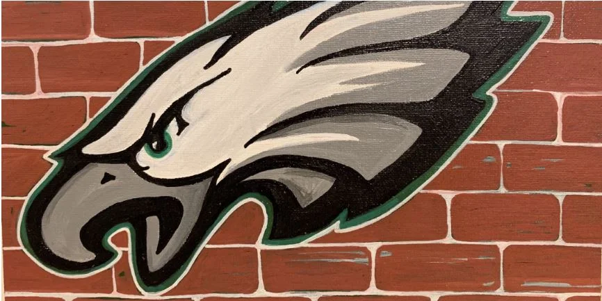 Philadelphia Eagles Paint Night — ARTrageous Brush and Flow