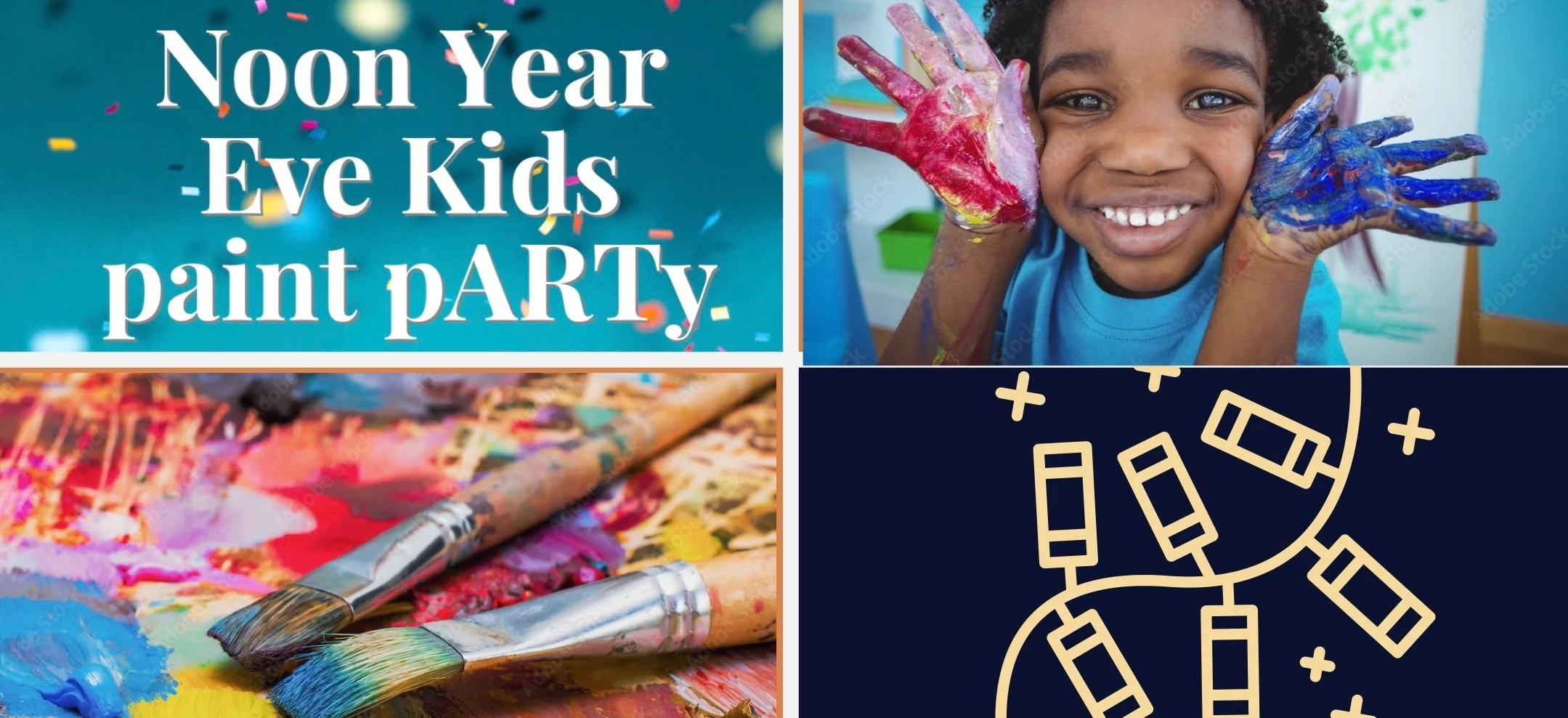 Noon Year’s Eve Kids Paint pARTy