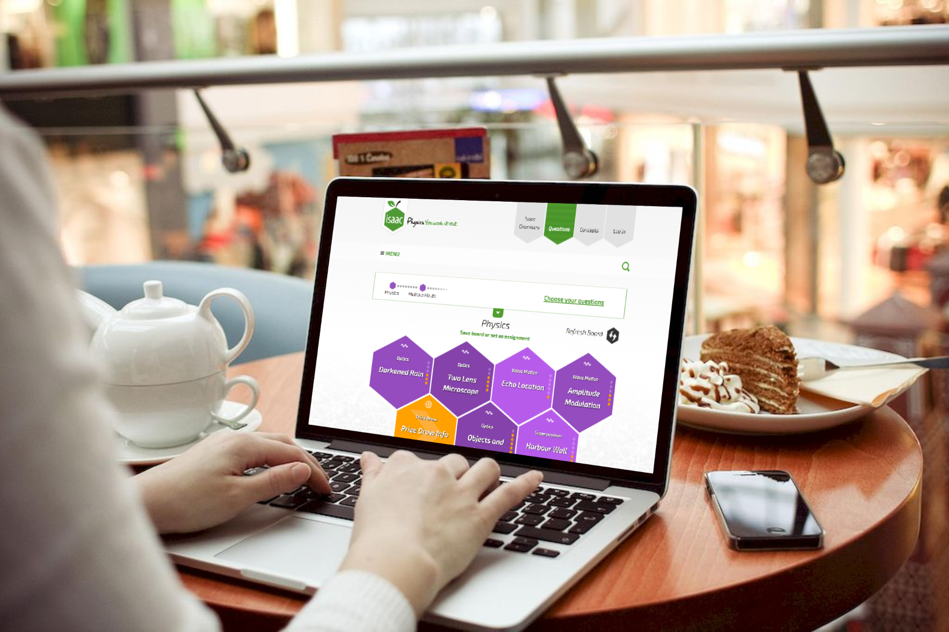 Putting advanced physics at school leavers' fingertips