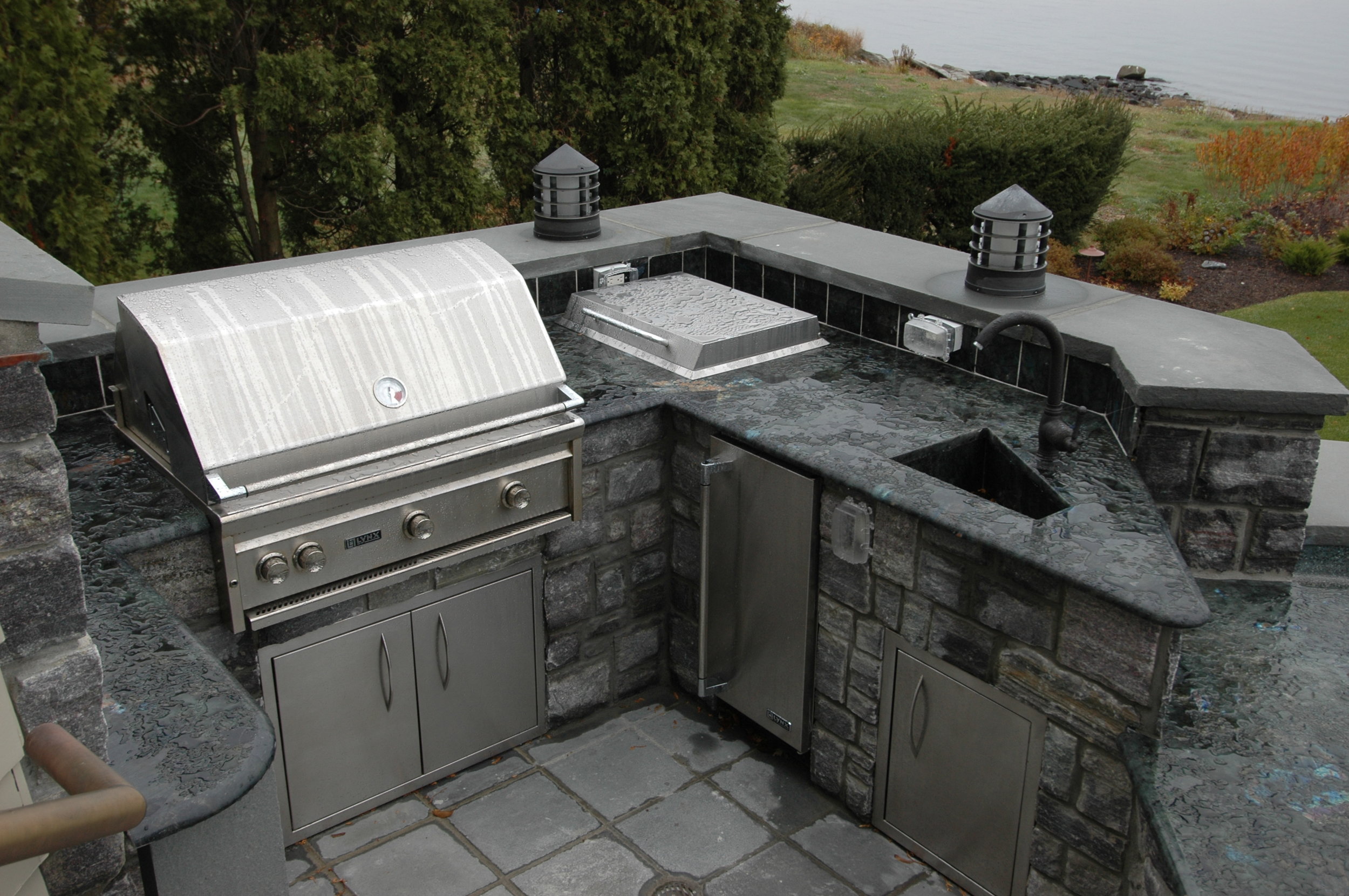 Outdoor kitchen in North Kingstown, RI