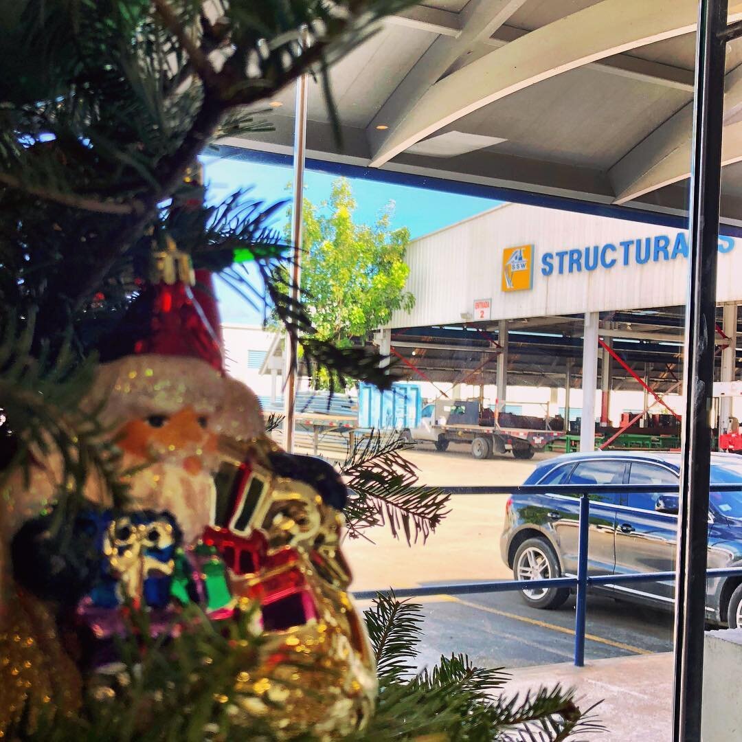 It&rsquo;s beginning to look a lot like Christmas in SSW! Hoping you&rsquo;re having a nice holiday season no matter what you celebrate! 😊🎉
.
#sswec #happyholidays #structuralsteel #christmastree