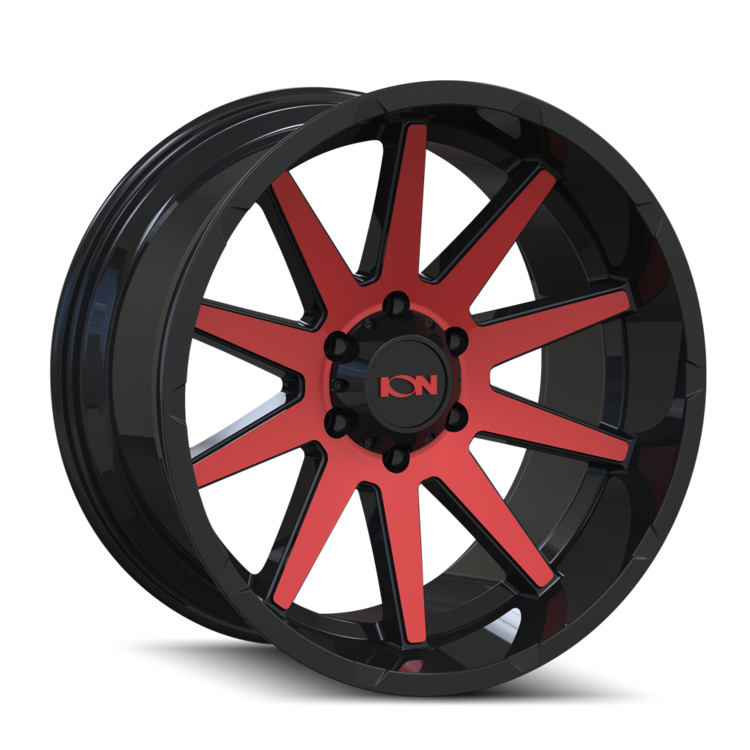 Black w/ Red Tint Machined Face