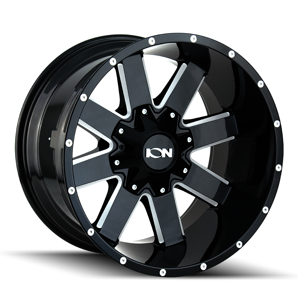 141 Black W/ Milled Spokes