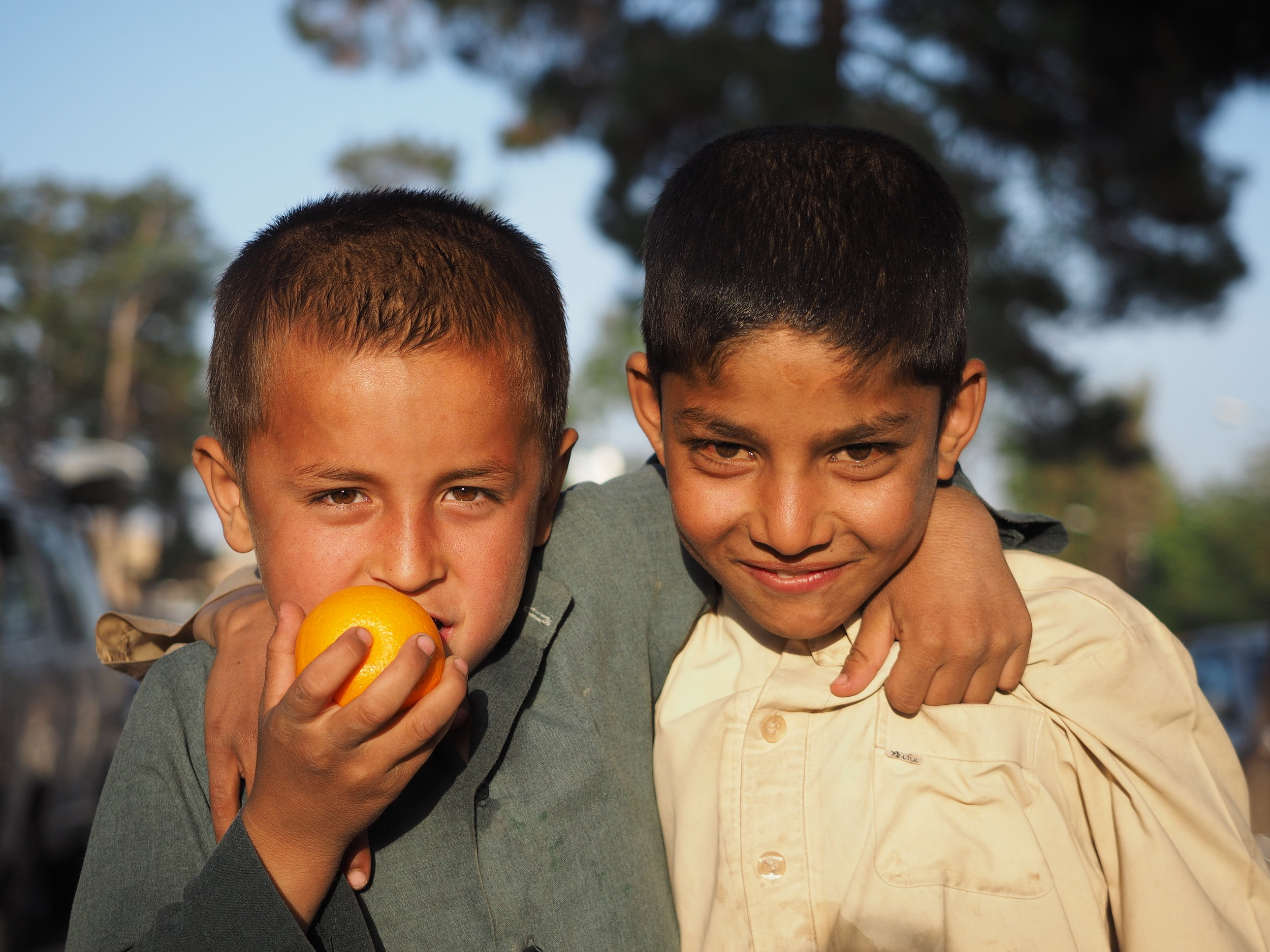 These kids were following me for a while so I asked for a photo and was rewarded with this shot. It's my favourite and sums up Afghanistan for me — happiness in the face of adversity.